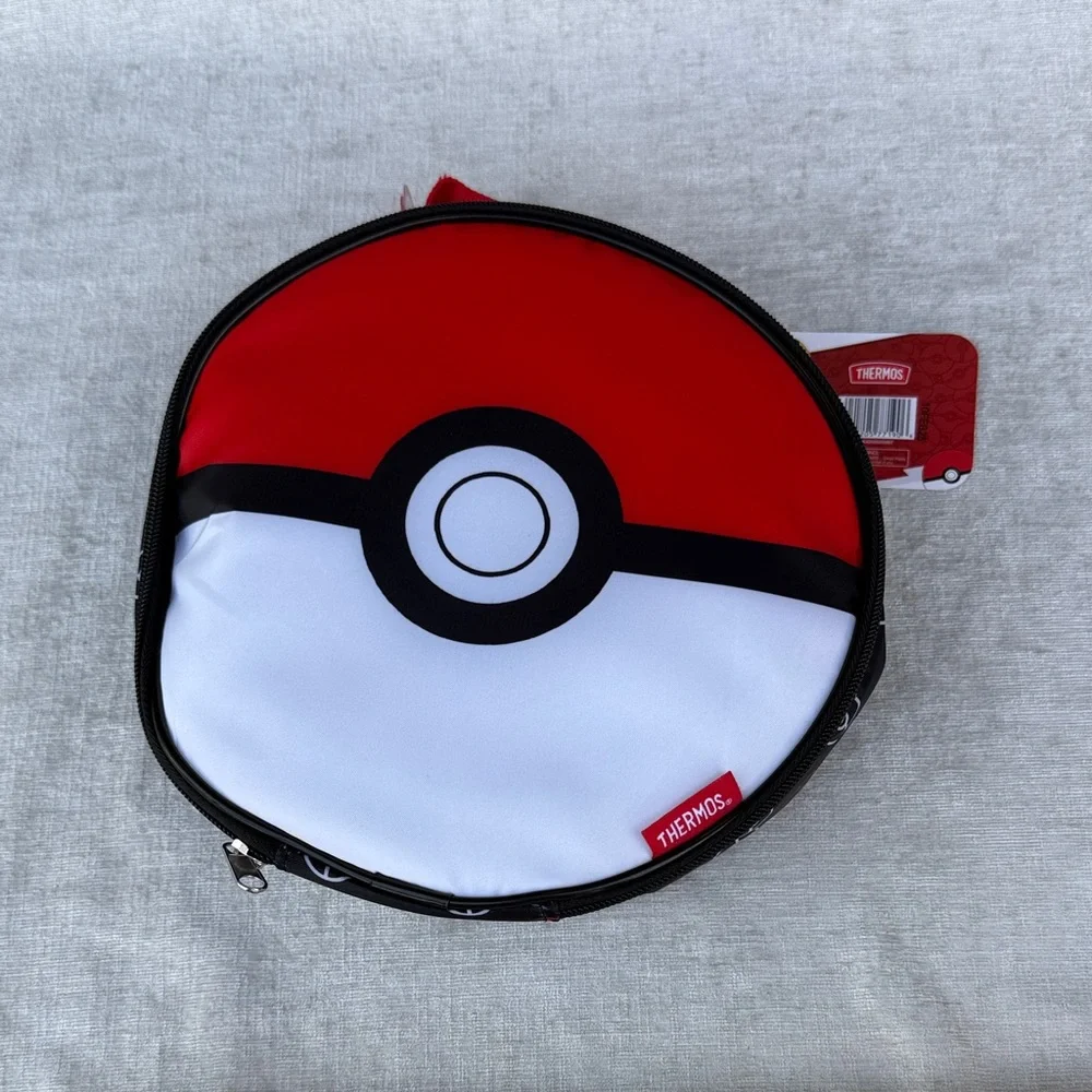 Pokémon Black and Red Poké Ball Lunch Bag NWT